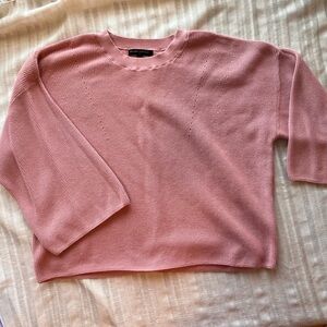 Banana Republic Soft Pink Crew Neck Sweater